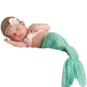 Baby Mermaid Crochet Newborn Outfit
